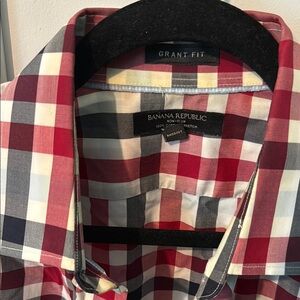 Banana Republic Men's Multicolor Plaid Shirt